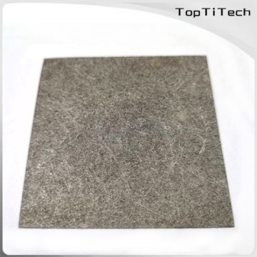 Pure Titanium Electrode Porous Fiber Felts For PEM Fuel Cell
