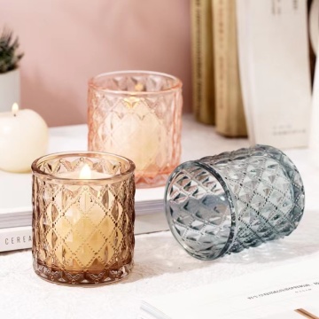 Large Glass Candle Holder/Candle Container