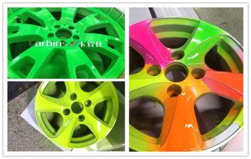 Colorful Rubber paint removable spray masking film for car rim