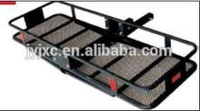 hitch mounted car rear cargo carrier rack