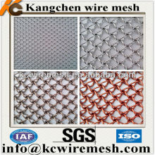 KC Brass Chain link decorative wire mesh, Brass Chain Link Mesh for Decoration