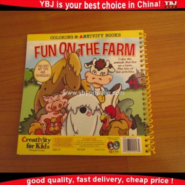 Customized offset print book,cheap coloring printing child book