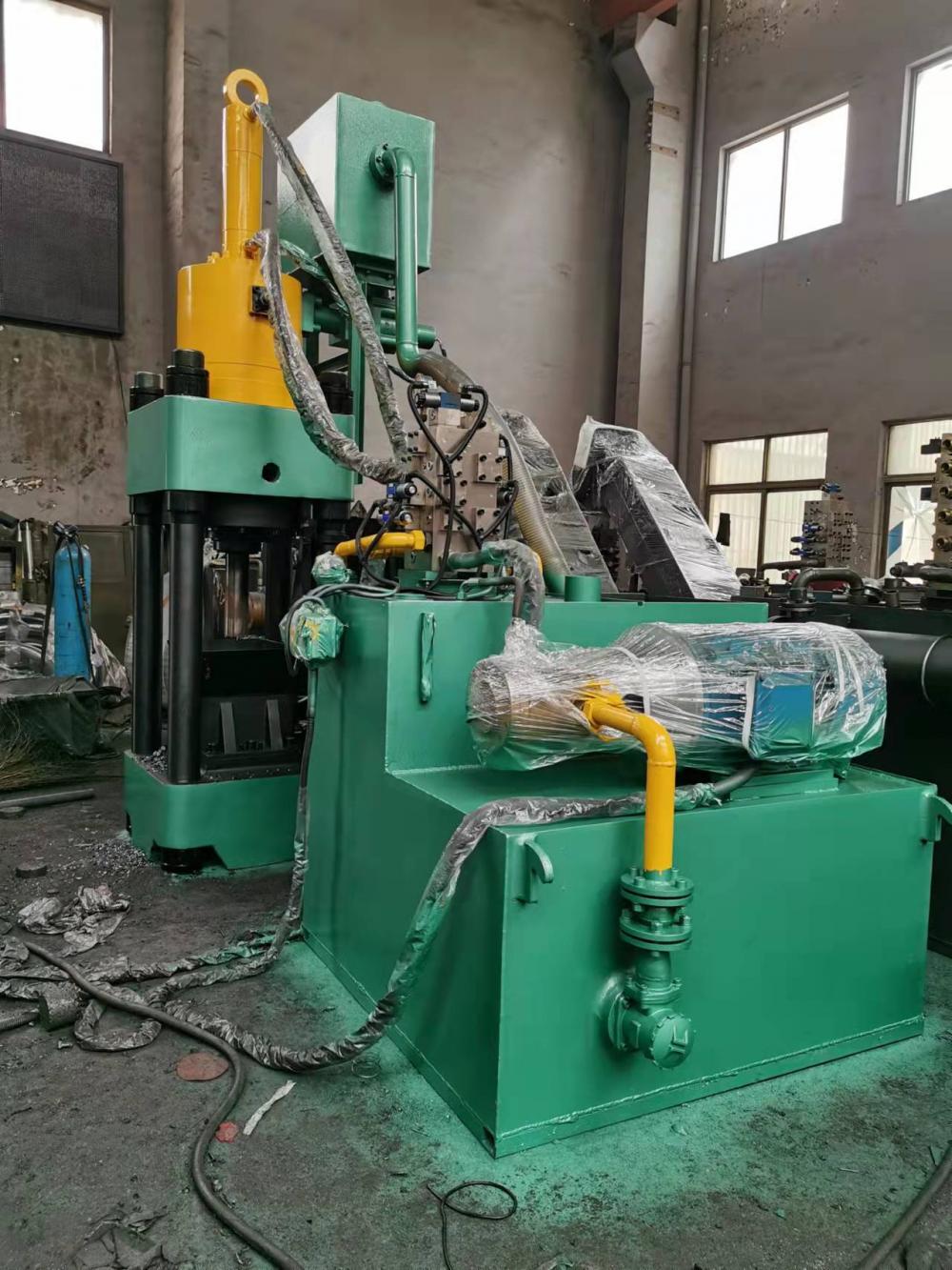 Y83 Siri Skrap Aluminium Chips Chips Briquetting Press