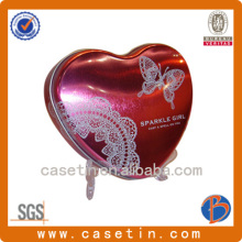 High Quality Chinese Factory heart shape pill tin box
