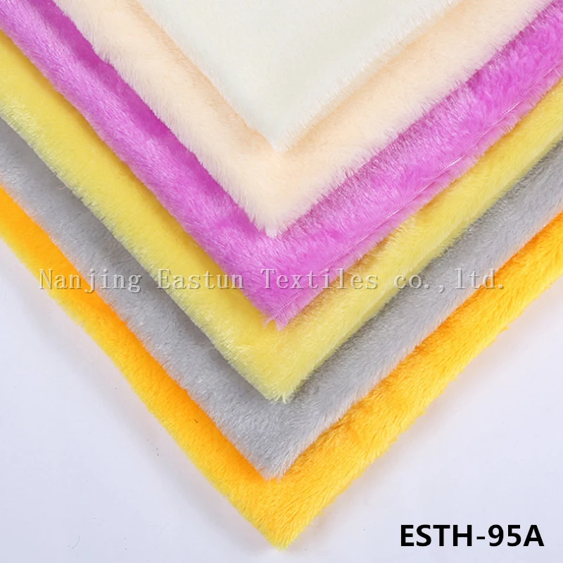 PV Plush/ Polyboa / Tricot Velboa / Warp Knit Boa Esth-43A