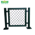 PVC green chain link mesh panels for sale