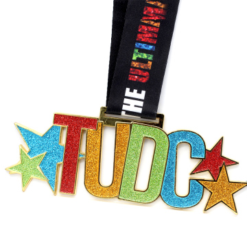 Personalised Next Day Gold Metal Race Distance Medals