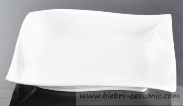 ceramic porcelain bone china crockery catering wedding parting rectangular bowl