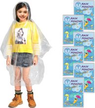Children's Emergency Lightweight Waterproof Poncho with Hood