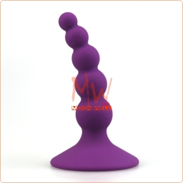 Silicone Anal Plug, Suction Anal Sex Toy, Anal Beads