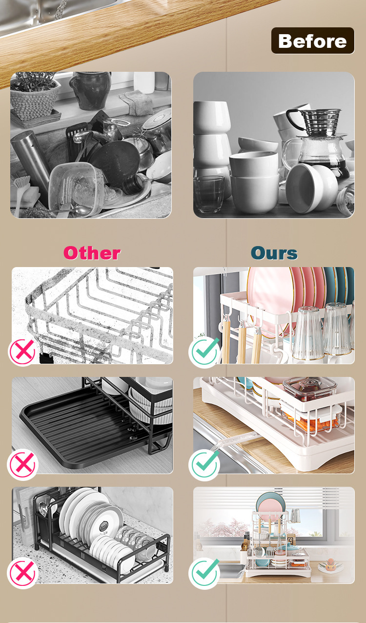 ডিনারওয়ার স্টোরেজ র্যাক Dinnerware Storage Rack