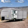 RV Travel Trailer RV يغطي RV مقاوم للماء 500D