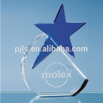 star crystal trophy glass trophy crystal glass award crystal award