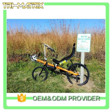 Super quality promotional folding recumbent bicycle