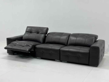 Luxury Leather Reclining Sofa