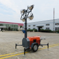 7m outdoor trailer type LED mobile light tower