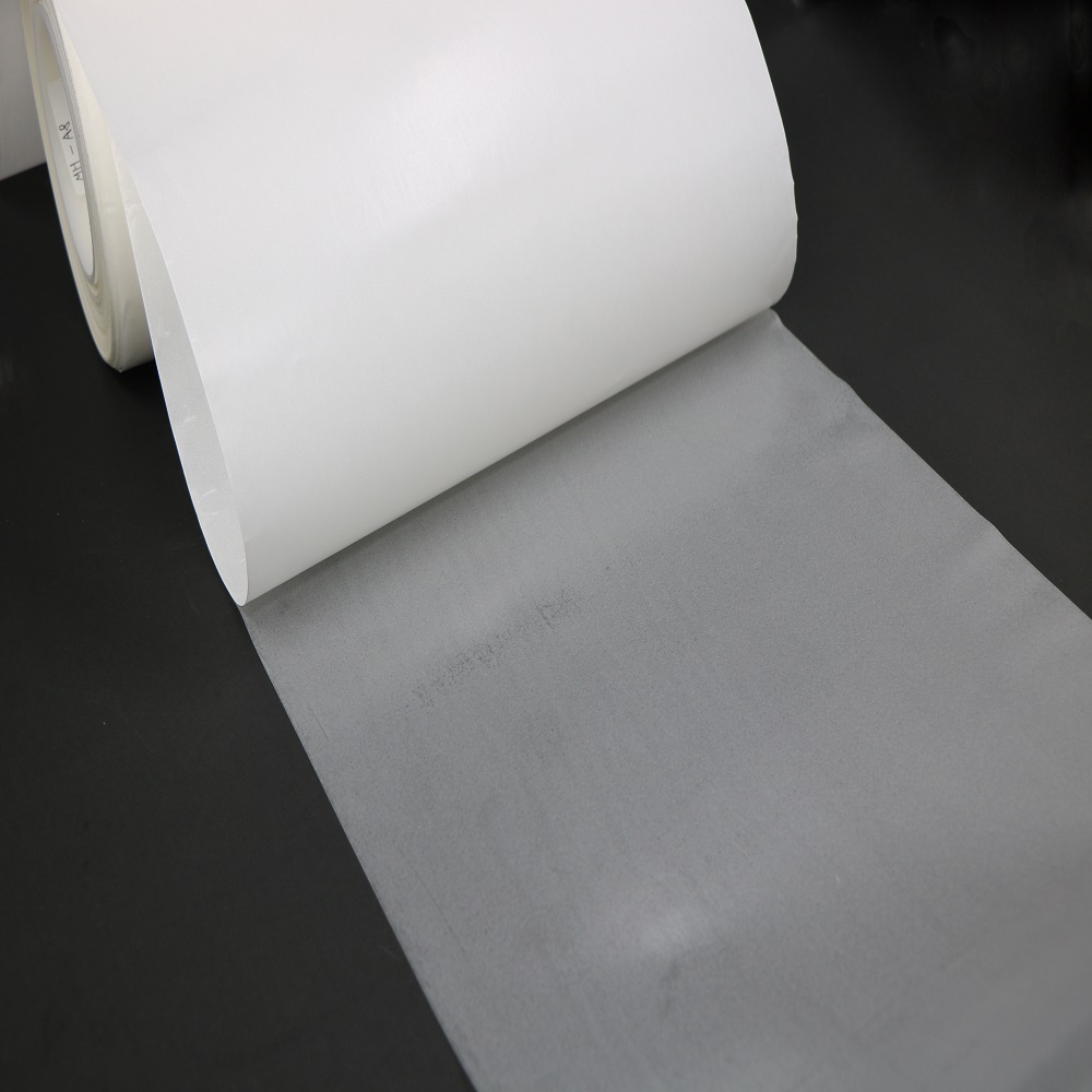 Hot melt adhesive film for non-marking garments