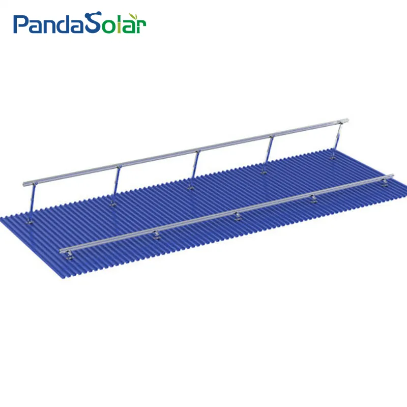 High Strength PV Solar Roof Mounting System Aluminum Rail