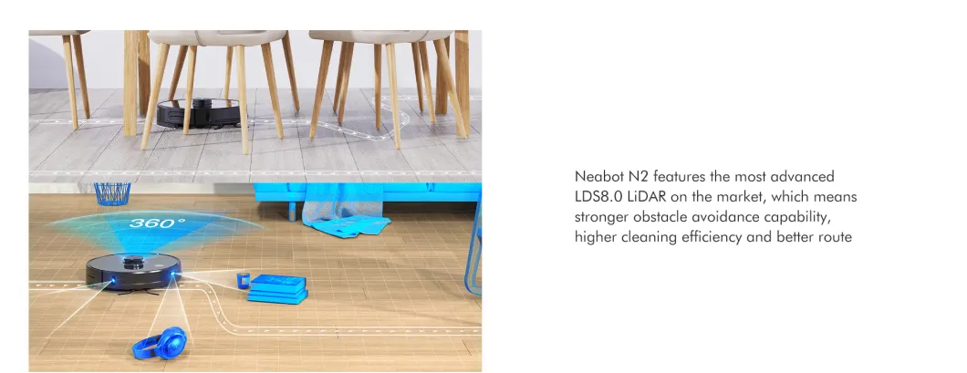 Low Working Noise Smart Home Cleaning vacuum Automatic Robotic Vacuum Dry and Wet Intelligent Robot Vacuum Cleaner