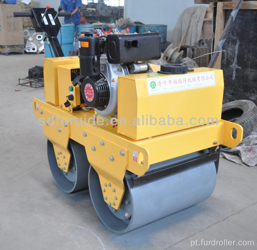 Equipamento de compactação FYL-S600C compactador de solo com tambor duplo