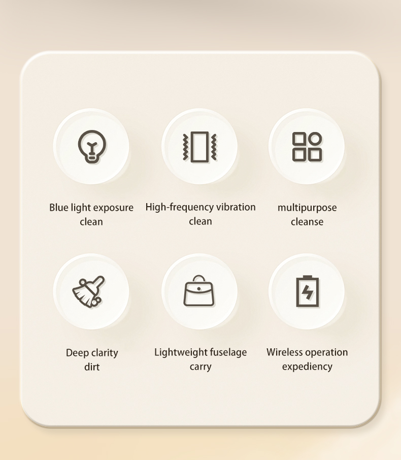 Multi-Function Makeup Tools Jewelry Cleaner Glasses Cleaning Box High Frequency Ultrasonic Cleaner