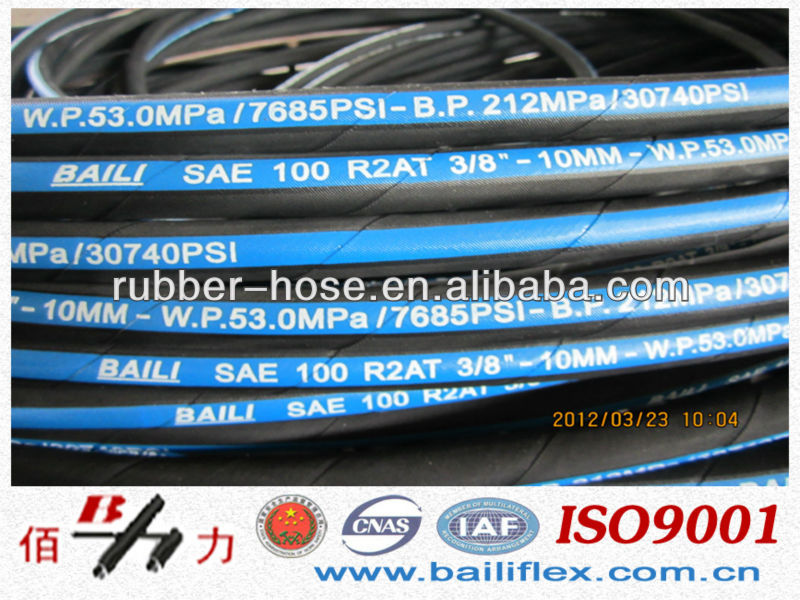 Flexible Hydraulic Rubber Hose SAE 100 R1,The best quality hydraulic rubber hose hydraulic hose r1,fire-resistant hydraulic hose