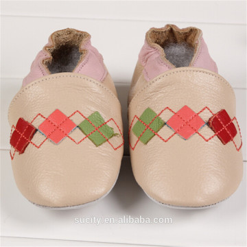 latest garnet leather toddlers baby shoes with diamonds printing