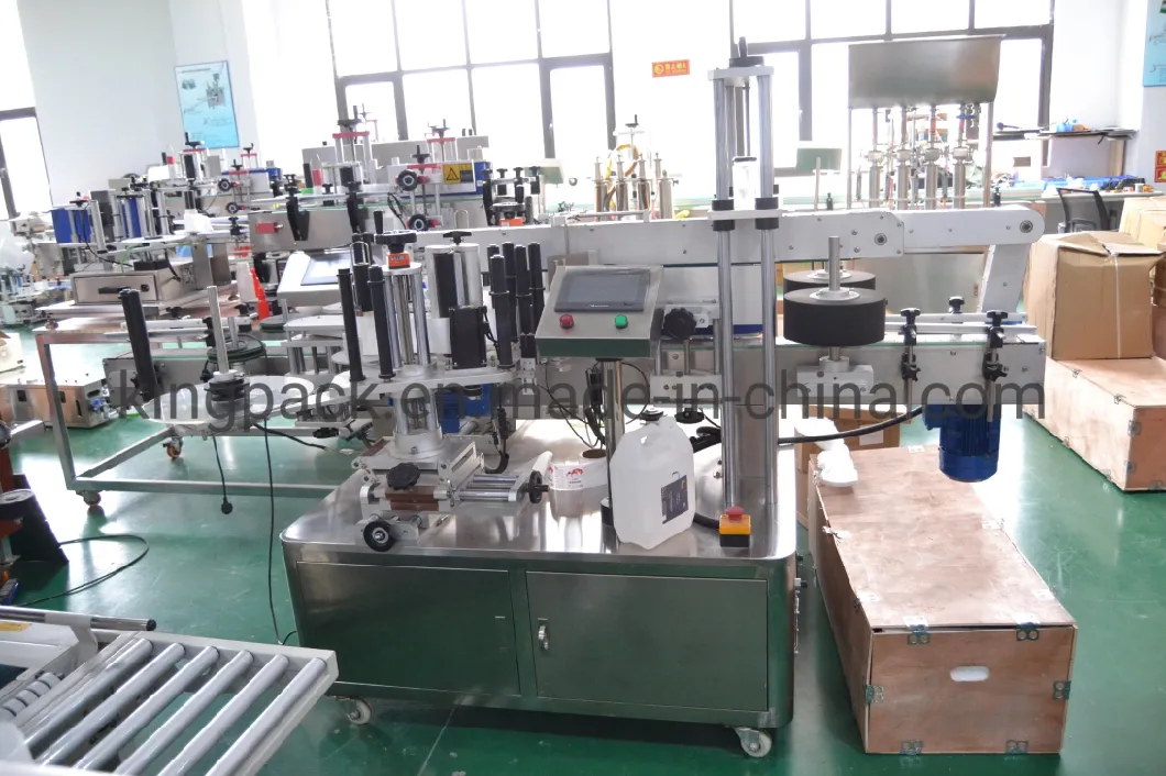 Factory Price Full-Automatic Flat Bottles Front and Back Labeling Machine