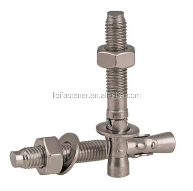 Customizable Zinc Plated Wedge Anchor Expansion bolt