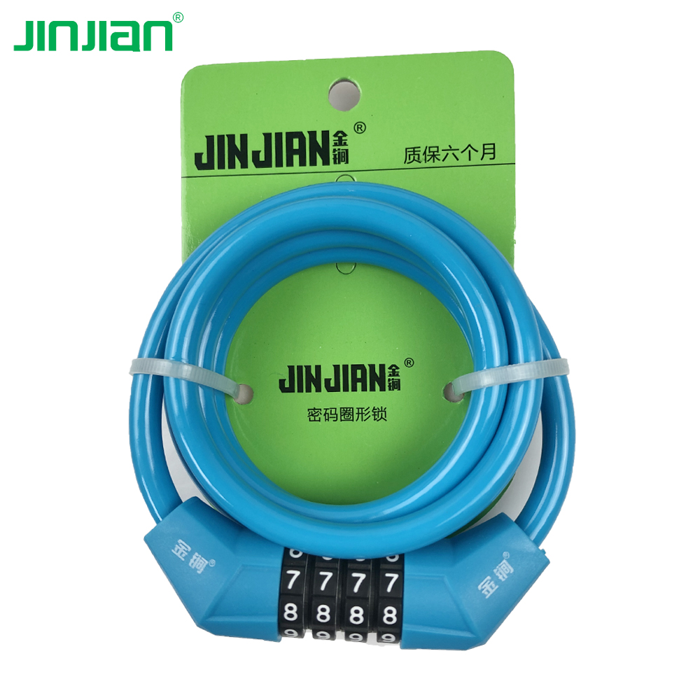 8x1200mm 4 digital cable lock children bicycle bike mini lock