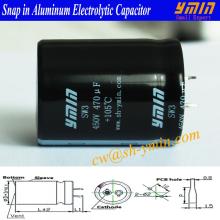 Wave Inverter Capacitor Snap in Aluminum Electrolytic Capacitor for Wind Turbine Power Inverter