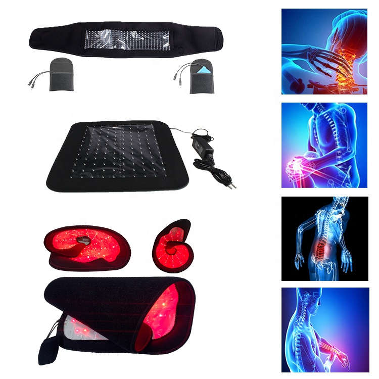 SINOCO Wearable Photonics healing light device photobiomodulation red light and infrared light pad 600-940nm