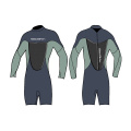 Zeegeten heren rug zip duikwetsuits met lange mouwen