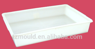 Household plastic mold storage box