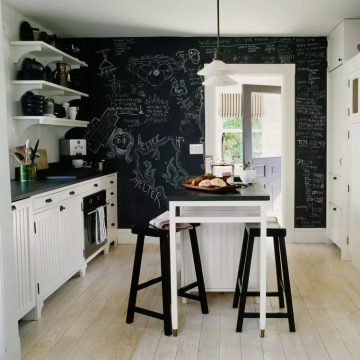 Diy Giant Magnetic Kitchen Chalkboard Wall