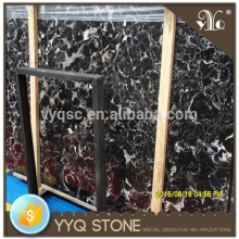 Chinese black portoro marble tile