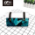 Custom tropical leaf flavour style PU leather handbag cosmetic bag pencil case&bag multifunctional bag