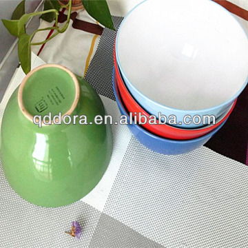 Colorful stoneware mixing bowl sets