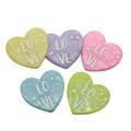 Factory Supply Heart LOVE Resin Cabochon Beads Handmade Crafts Scrapbook Making Jewelry Ornament