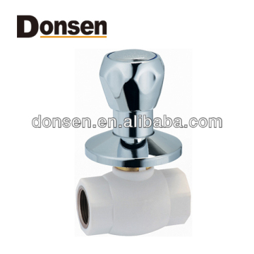 2014 E7 Type PP-R double female threaded luxurious ball valve with brass vall