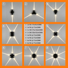 High Bright fog-proof LED Outdoor Wall Lamp