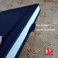 Black Soft Touch Paper Custom A5 Notebook Pencetakan