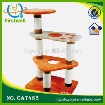 Eco-friendly feature and pet products deluxe cat tree toys CAT463