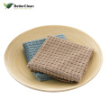 Warp Knitting Cleaning Cloth Withc checked Clathrate Texture