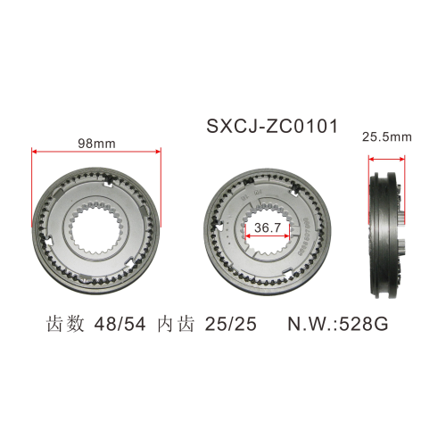 Manual auto parts transmission Synchronizer Ring oem 9464466288 for FIAT