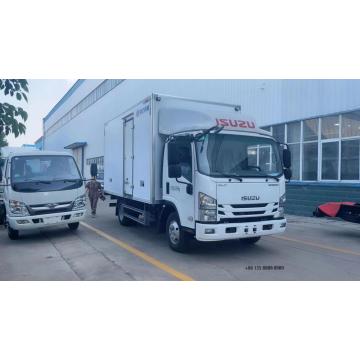 Isuzu 4x2 อาหารเย็นจัดส่งตู้สินค้า