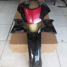 BLACK XTZ125 Motorcycle Side Plastics for Side Cover