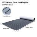 Melorer Skum Faux Teak Deck Madrass Båt Anti-Slip Eva Board Marine Flooring