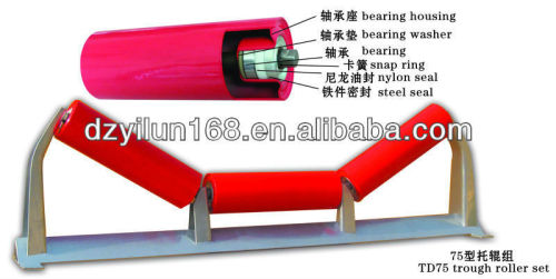 high quality Conveyor Idler, rollers, conveyor roller, steel carrior roller