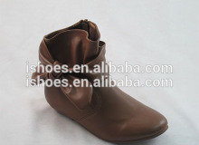 wholesales cheap ladies pu boots with bow